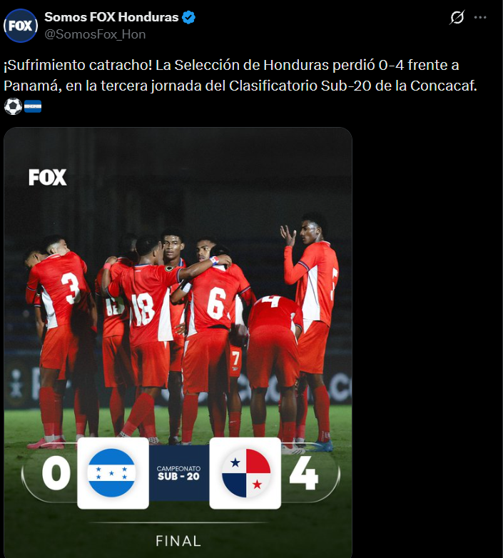 Bochorno No ven una: Prensa explota tras eliminación de Honduras en Premundial Sub-20 de Concacaf