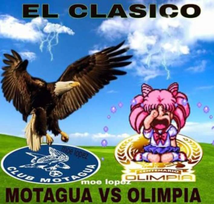 Los divertidos memes que dejó el clásico Olimpia vs Motagua