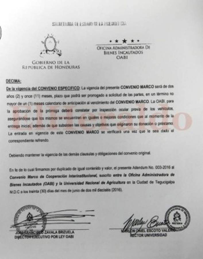 Más de medio millón gasta al mes la UNA en bienes incautados a los Amador