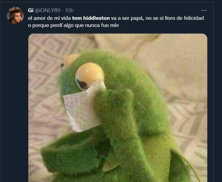 Tom Hiddleston se convertirá en padre y las redes explotan con divertidos memes de “baby Loki”