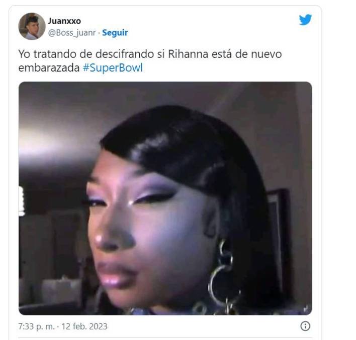 Los mejores memes que dejó el embarazo de Rihanna en el Super Bowl