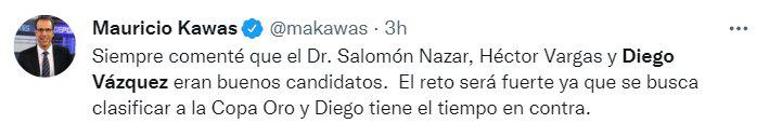 Le desean éxitos: Afición y prensa deportiva reaccionan a la llegada de Diego Vazquez a la H
