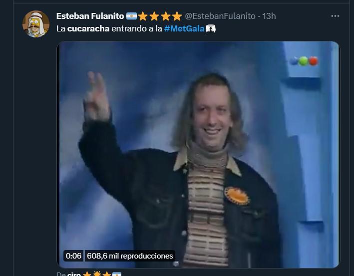Los imperdibles memes de la cucaracha de la Met Gala 2023