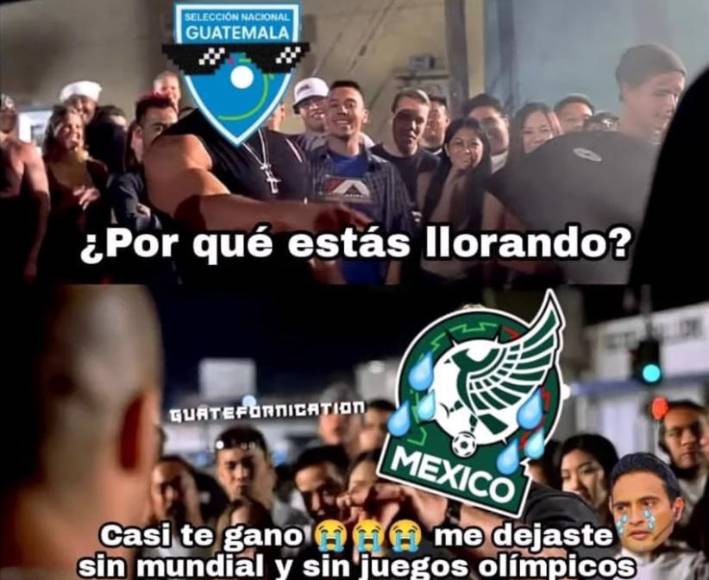 Imperdibles memes de la derrota de México ante Guatemala