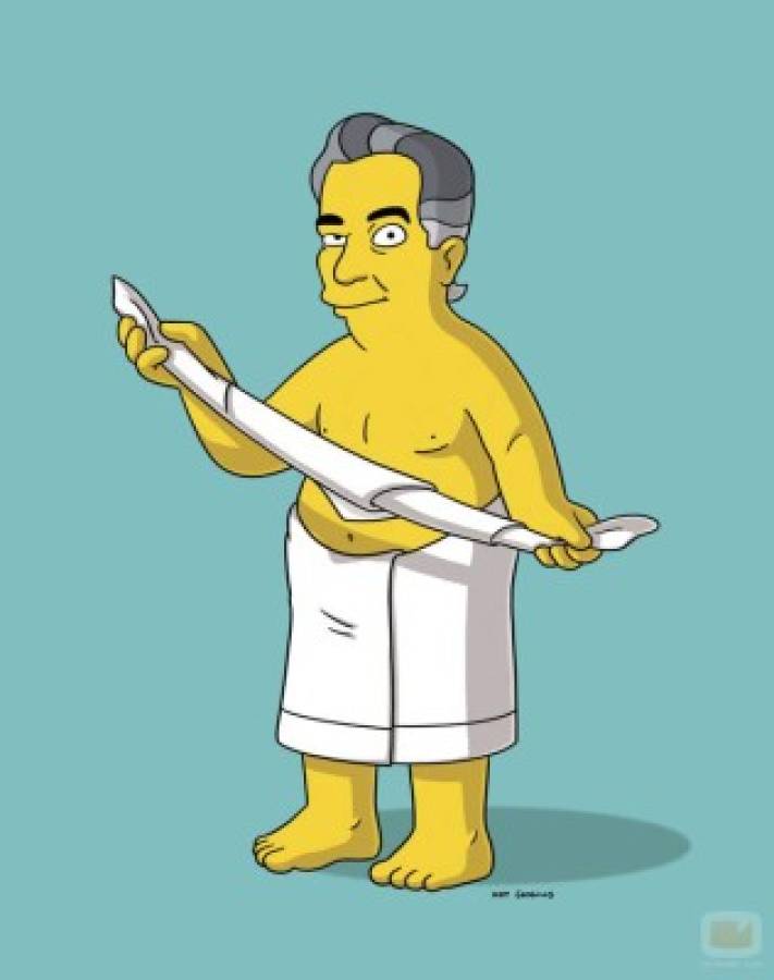 Famosos que han aparecido en Los Simpson