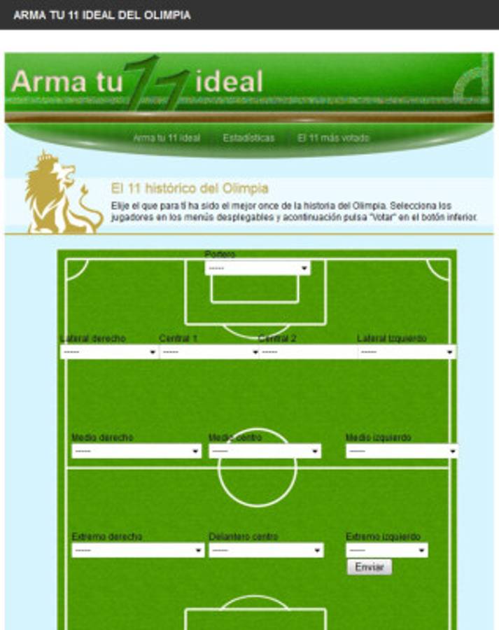 Elegí tu 11 ideal del Olimpia y ganate 10 camisas del Bicampeón