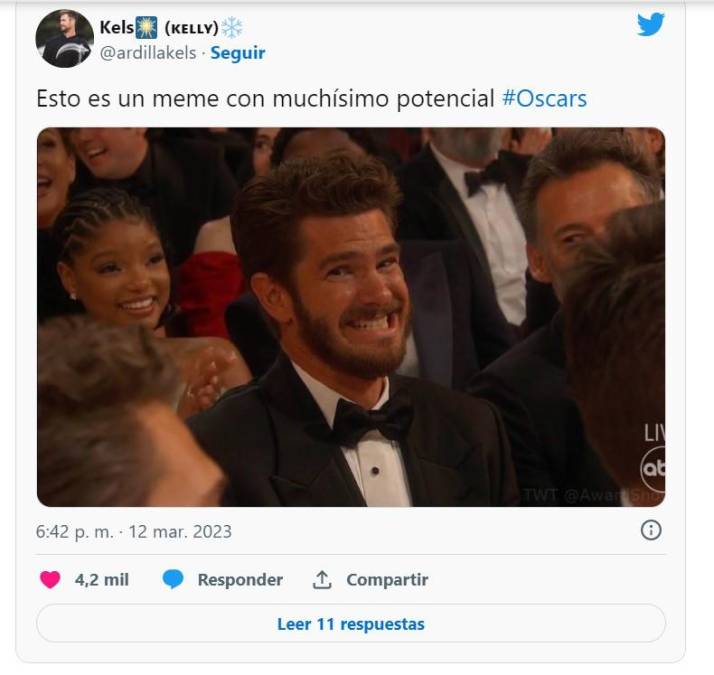 Imperdibles y divertidos: los memes de los Premios Oscar 2023