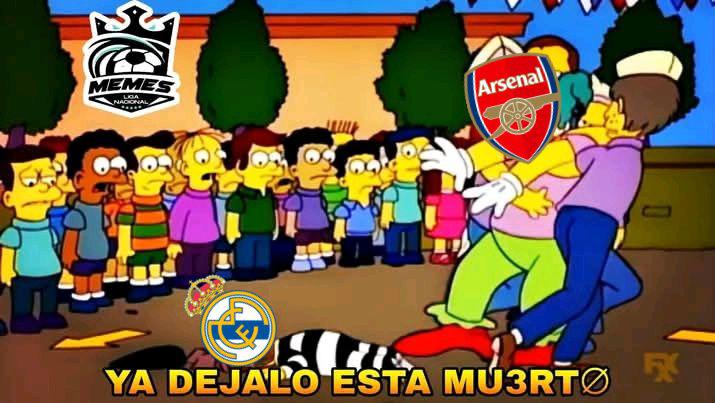 ¡No perdonan! Los memes que dejó el baile del Arsenal al Real Madrid en Champions League ¡No perdonan! Los memes que dejó el baile del Arsenal al Real Madrid en Champions League