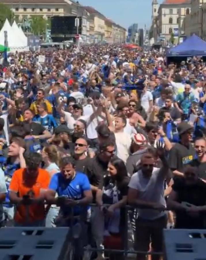 ¡Llegó David Suazo! Una fiesta la previa de la final de Champions League entre PSG vs Inter