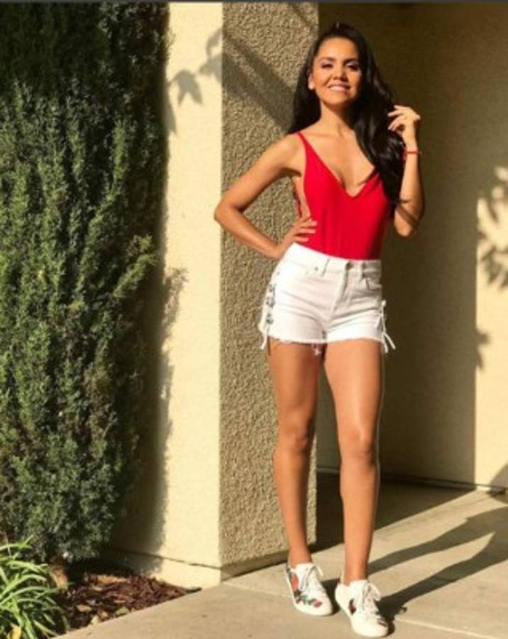 Wendy Salgado, esposa del futbolista catracho Muma Bernardez, adicionÓ para el show de Nuestra Belleza Latina 2018.