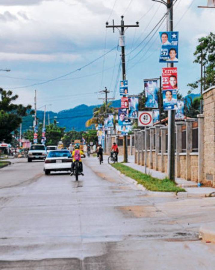 Cero propaganda en centro de Comayagua