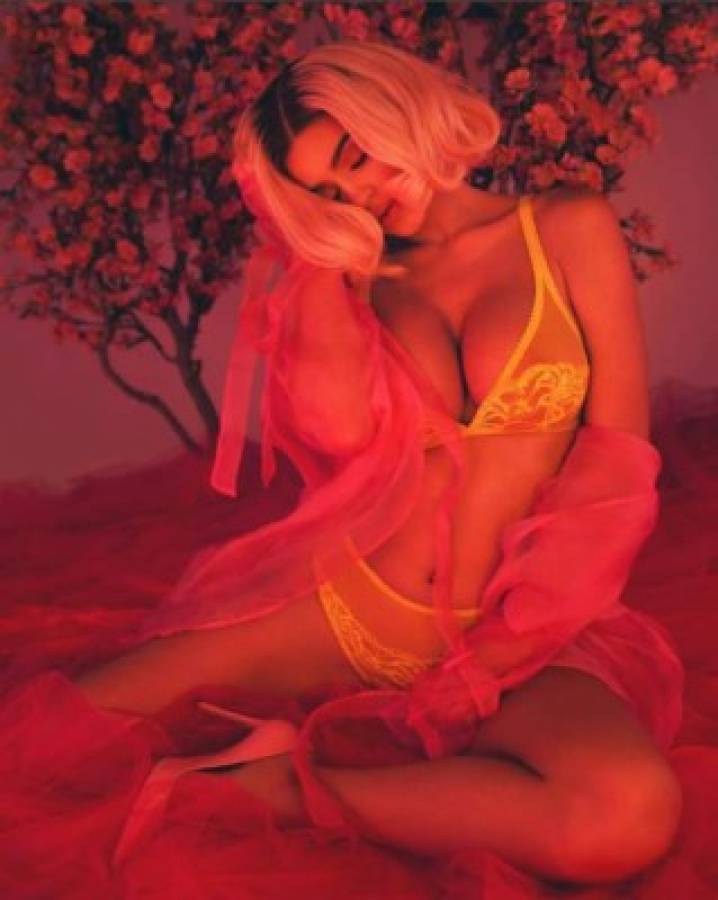 En esta fotografía Kylie desbordó toda su sensualidad. Foto: Instagram