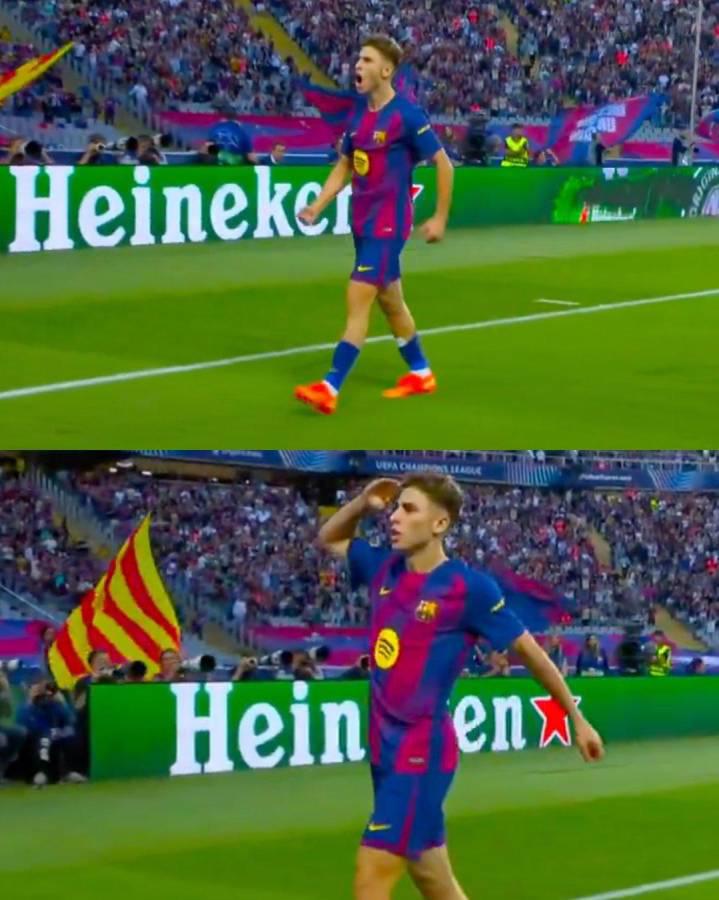 Polémica arbitral a favor de Barcelona en Champions, beso de Yamal, MVP del partido y niño deslumbra