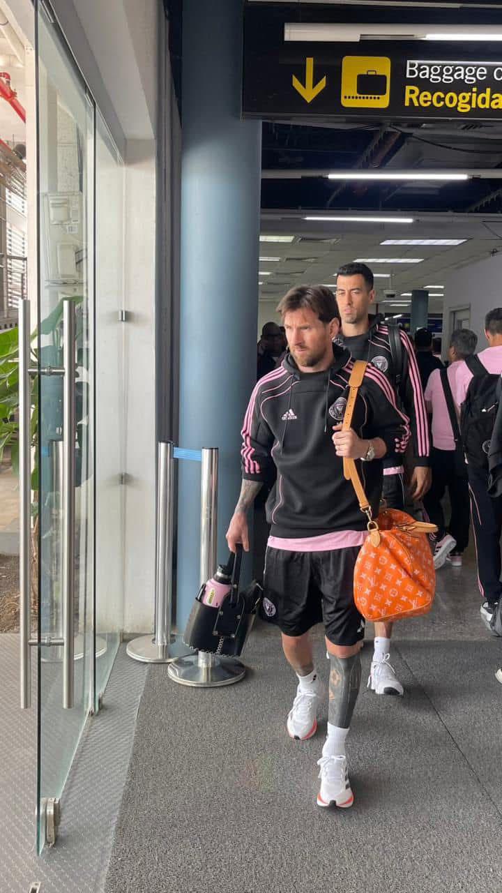 Messi llega a Honduras; así fue la llegada del Inter Miami para partido ante el Olimpia