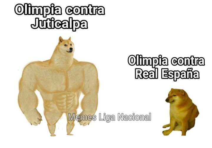 Memes que dejó triunfo de Real España sobre el Olimpia en el Morazán