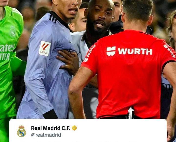 Jugadores de Real Madrid publican fuertes mensajes tras polémico juego ante Valencia