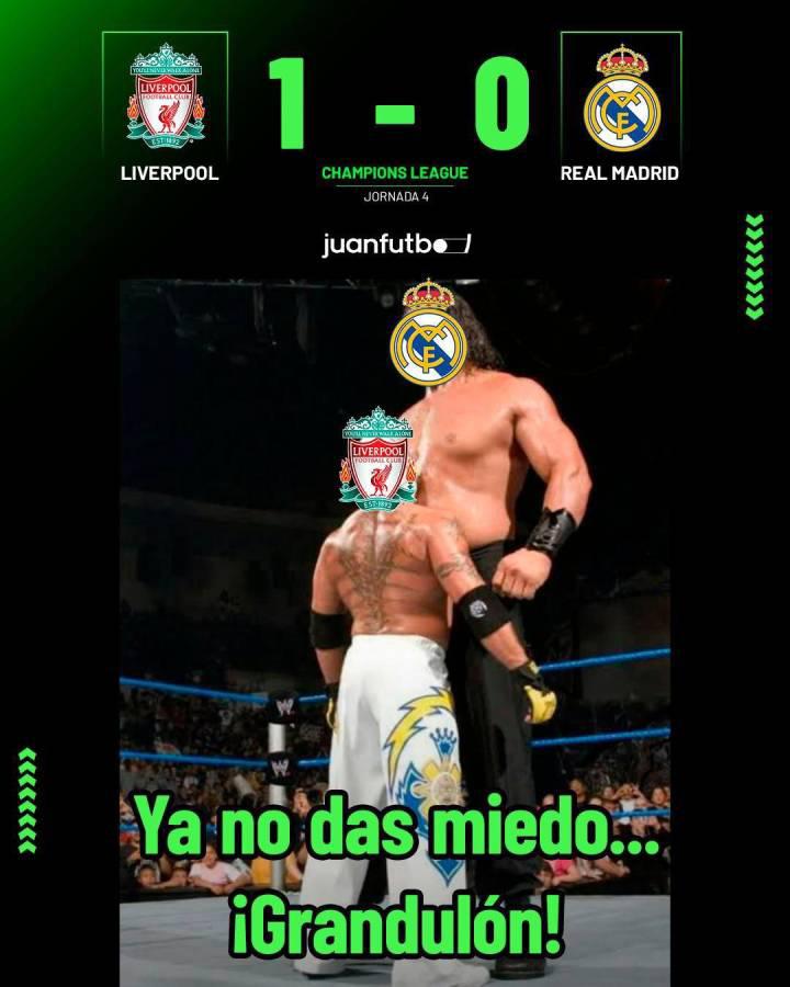 Vinicius y aficionados sufren: Los mejores memes que dejó el triunfo del Liverpool vs Real Madrid