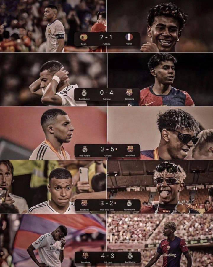 Memes hacen pedazo a Mbappé, alaban a Lamine Yamal y le tiran a Cristiano