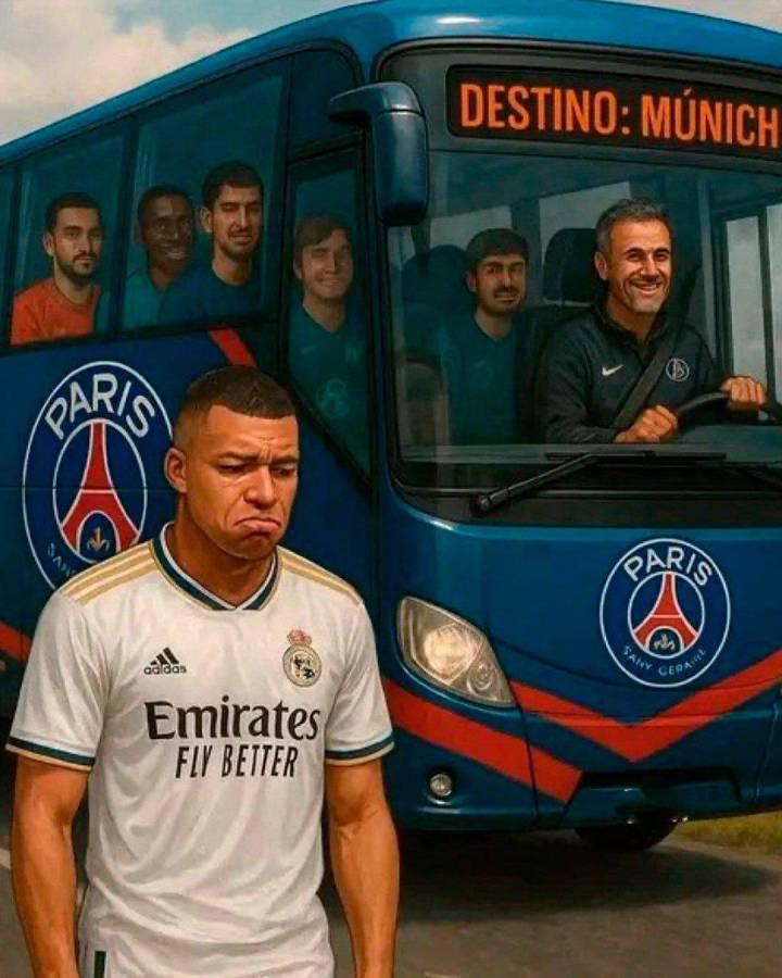 Burlas a Mbappé con divertidos memes luego de clasificación de PSG a la final de Champions