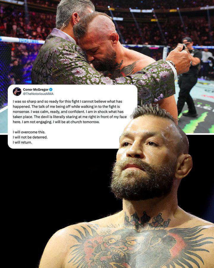 Conor McGregor fue derrotado en un minuto por Max Holloway y se conoce lo que sufrió