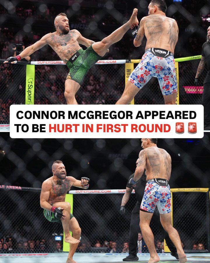 Conor McGregor fue derrotado en un minuto por Max Holloway y se conoce lo que sufrió