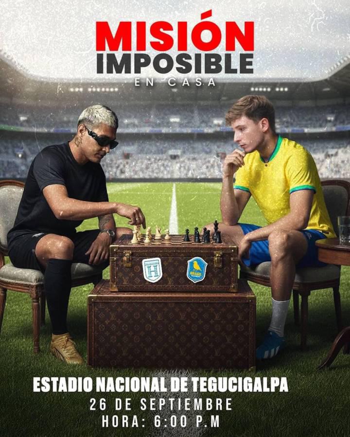 Partido de tiktokers de Honduras ante Brasil cambia de sede ¡ya no será en Tegucigalpa!