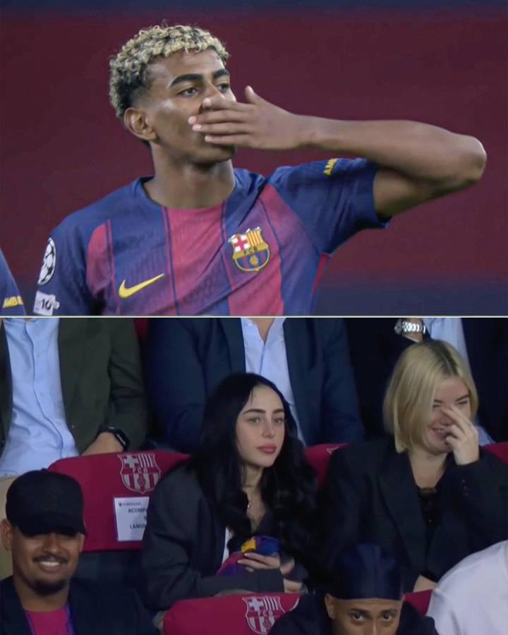 Polémica arbitral a favor de Barcelona en Champions, beso de Yamal, MVP del partido y niño deslumbra