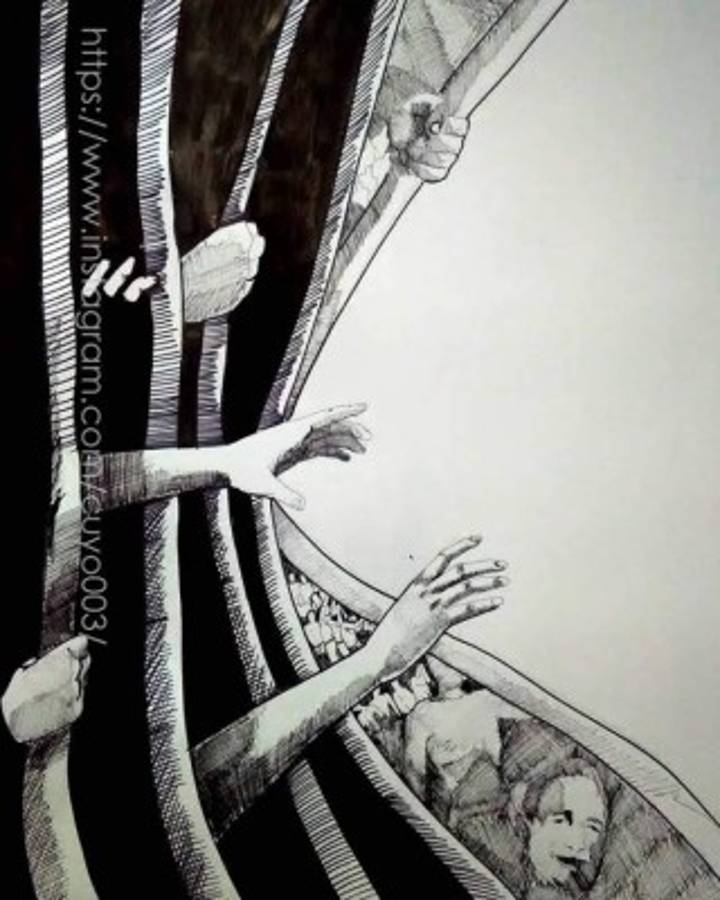 Daniel Valladares: La gráfica que sangra en los afilados pétalos del arte