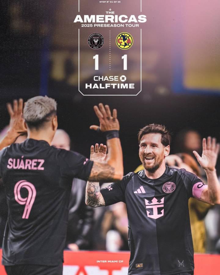 Lionel Messi y su primer partido del 2025: Gol y curioso gesto contra mexicanos