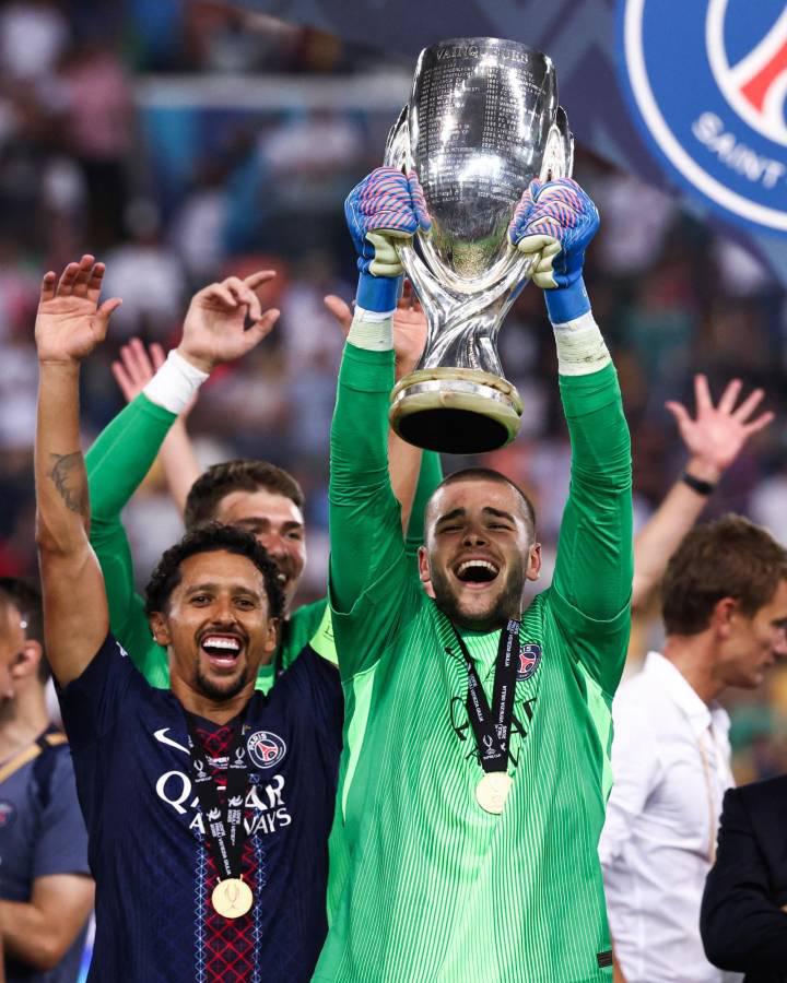 Ganador del Balón de Oro, lo que hizo el reemplazo de Donnarumma y festejo del PSG en Supercopa