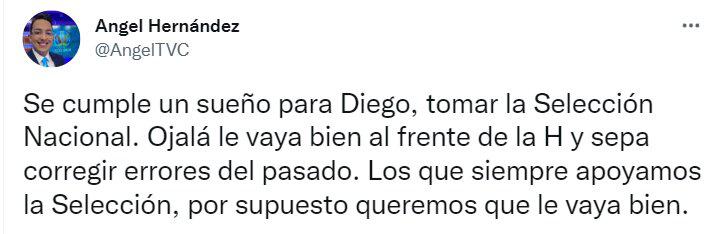 Le desean éxitos: Afición y prensa deportiva reaccionan a la llegada de Diego Vazquez a la H