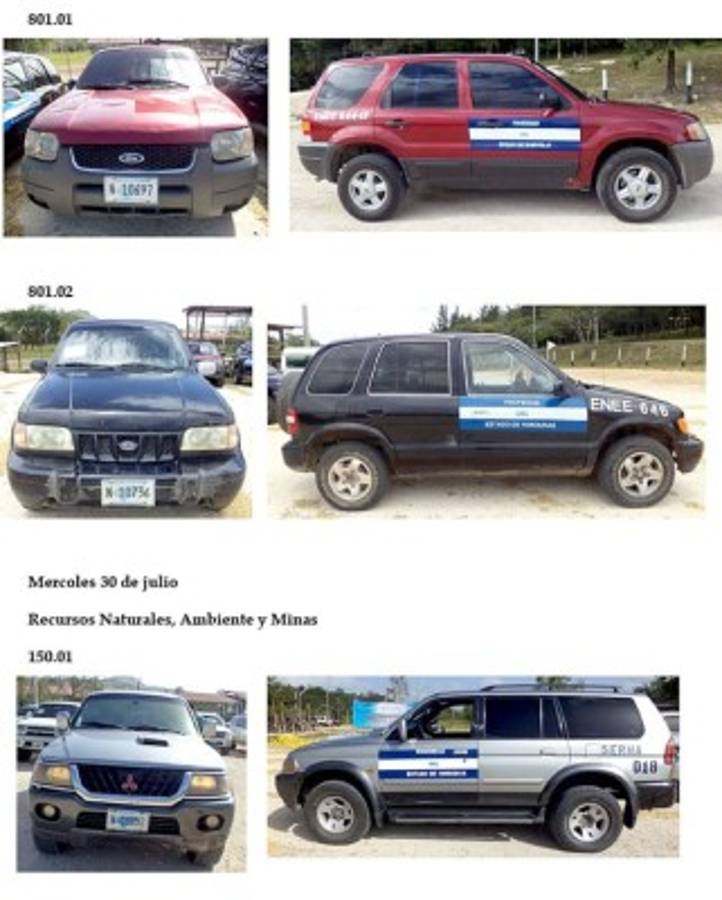 Conozca los carros de lujo en que se conducían ministros hondureños