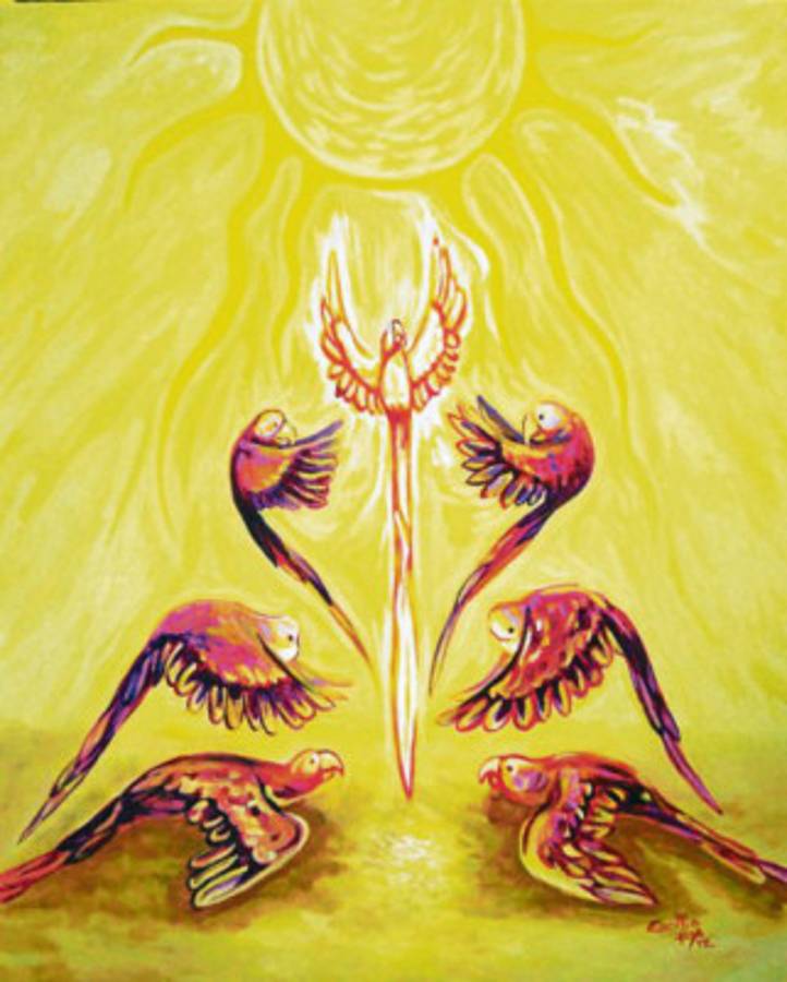 Un homenaje al sol en las obras de Emilio Lanza