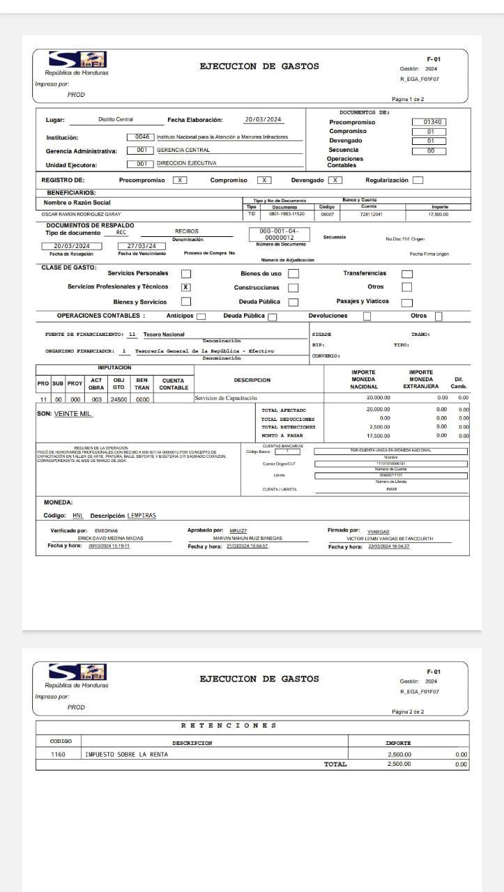 $!Oscar Ramón Rodríguez, tío del secretario general del INAMI, ha recibido pagos por honoarios profesionales de la institución.