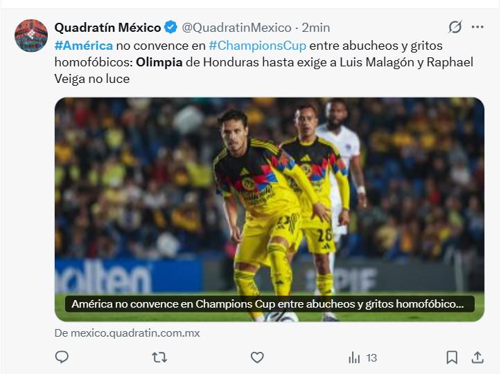 De panzazo: Lo que dicen los medios de México luego de que América eliminara a Olimpia