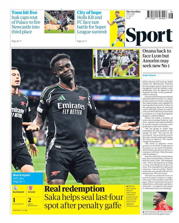 Solo un sueño: Así amanecieron las portadas de los medios tras eliminación del Real Madrid