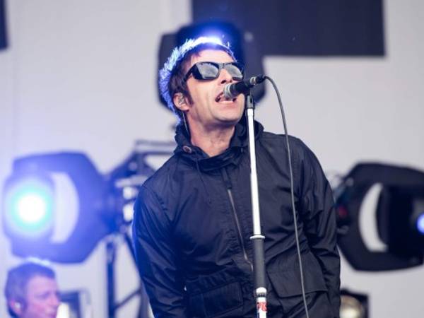 GLASTONBURY, ENGLAND - JUNE 28: Liam Gallagher of 'Beady Eye' performs live on the Other Stage at day 2 of the 2013 Glastonbury Festival at Worthy Farm on June 28, 2013 in Glastonbury, England. (Photo by Ian Gavan/Getty Images)