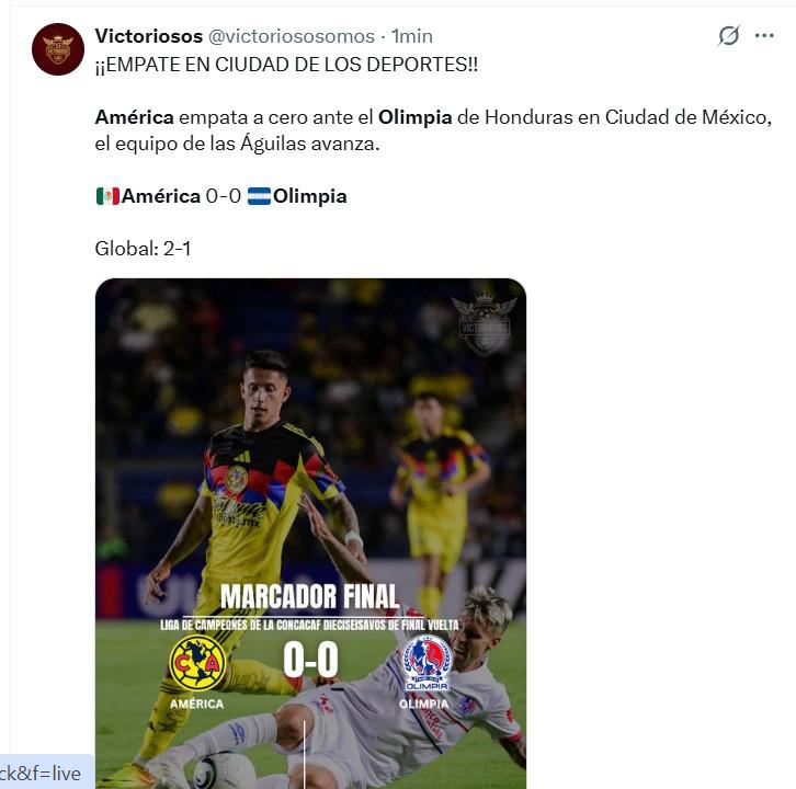 De panzazo: Lo que dicen los medios de México luego de que América eliminara a Olimpia