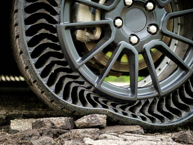 Neumáticos sin aire, una realidad para el 2024