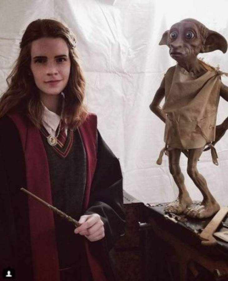 Sus disfraces de Hermione son un éxito.