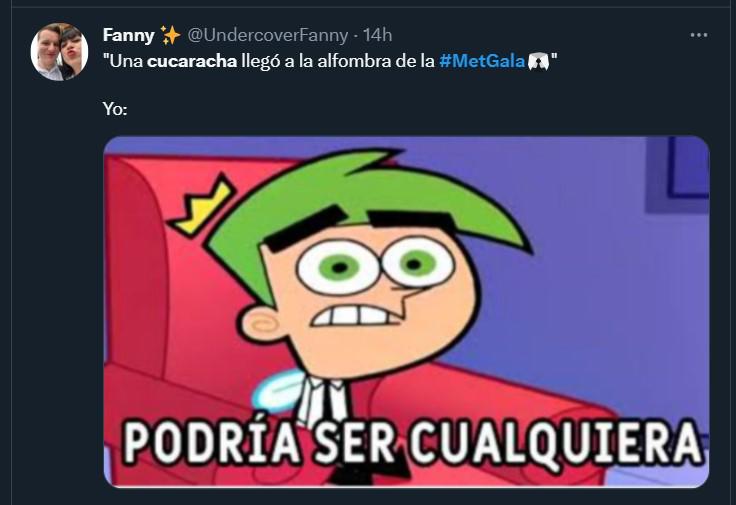 Los imperdibles memes de la cucaracha de la Met Gala 2023