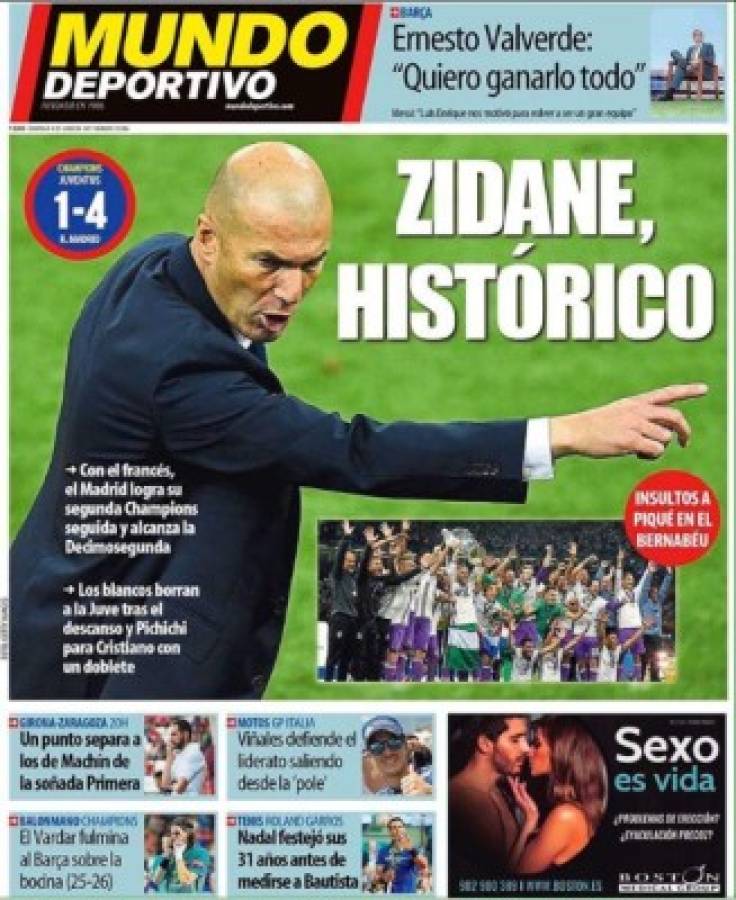'Son leyenda': la prensa española alaba al Real Madrid por su 'Duodécima'