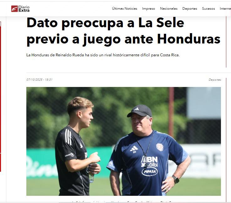 Temen quedar fuera del Mundial: lo que dicen los medios ticos antes del partido contra Honduras