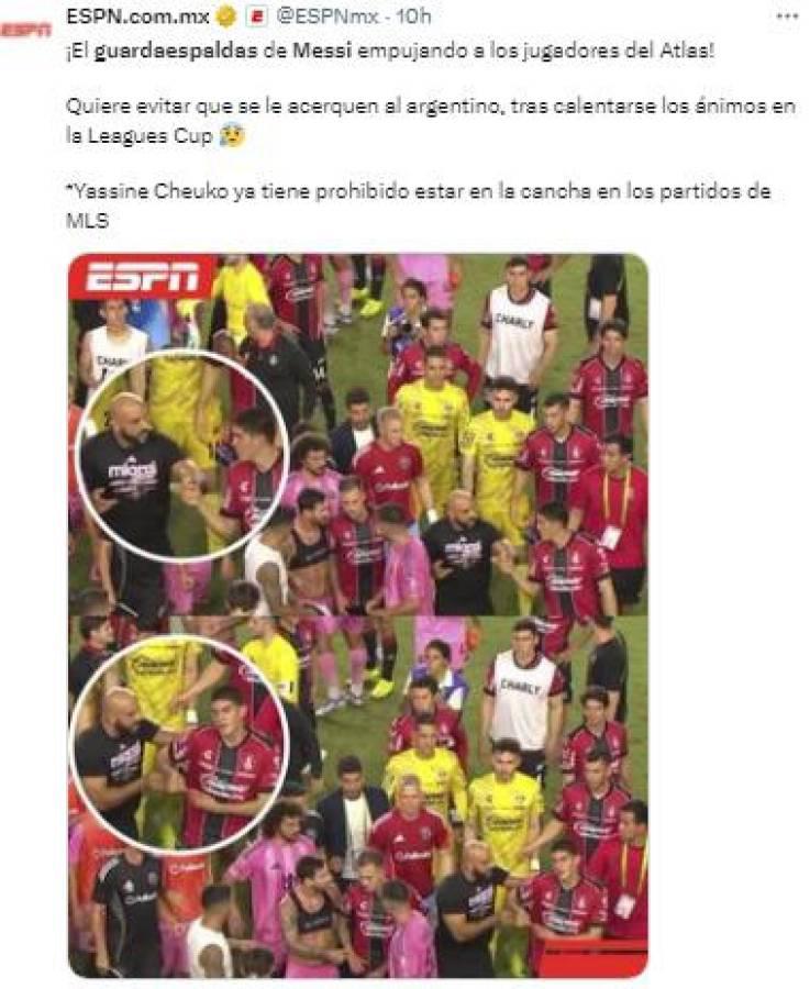 El gesto de Messi y su guardaespaldas que tiene molesto a casi todo México