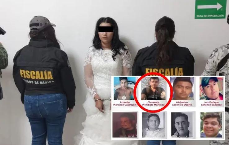 Vestida de novia, capturan a extorsionadora en Toluca; su novio logró huir