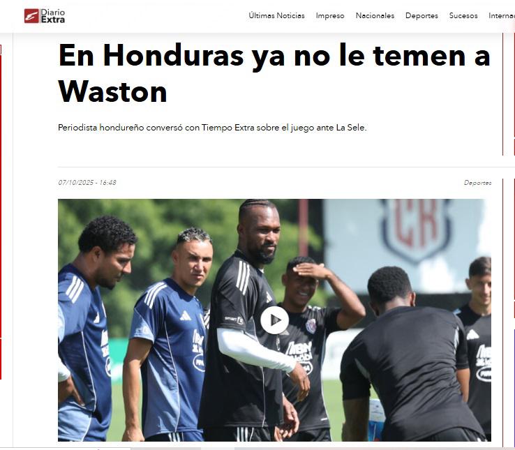 Temen quedar fuera del Mundial: lo que dicen los medios ticos antes del partido contra Honduras