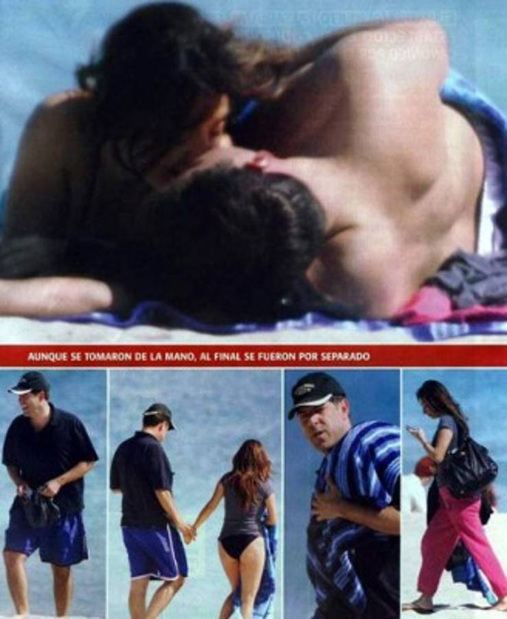 Las fotografías de el padre Alberto que salieron publicadas en la revista TV Notas. Foto: Internet