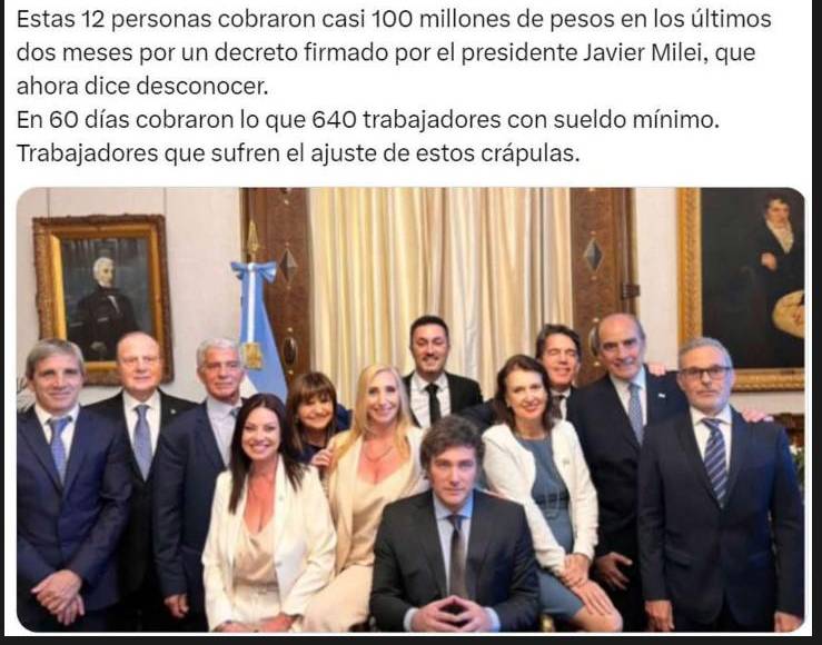 Javier Milei se subió el salario y los argentinos lo atacan con memes