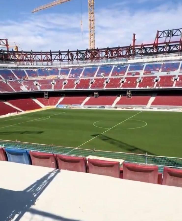 Así avanzan los trabajos del nuevo Camp Nou, casa del FC Barcelona