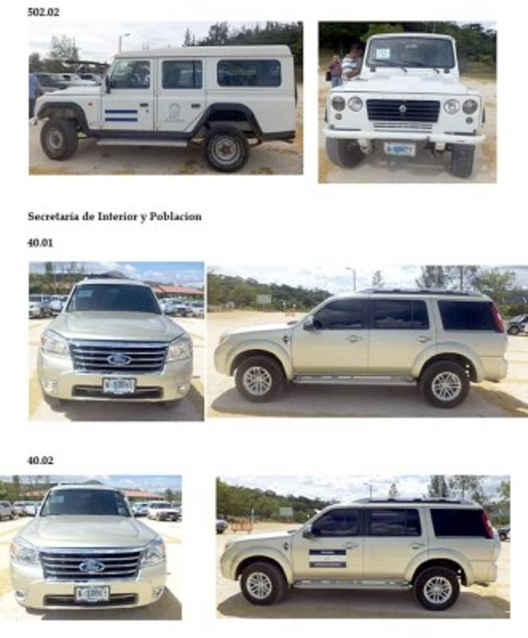 Conozca los carros de lujo en que se conducían ministros hondureños